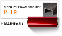 Monaural Power Amplifier P-1R